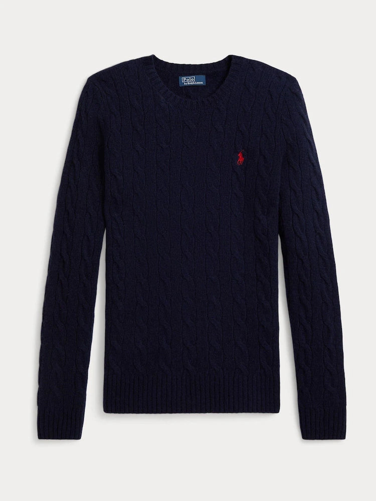 RL Navy Cable Jumper